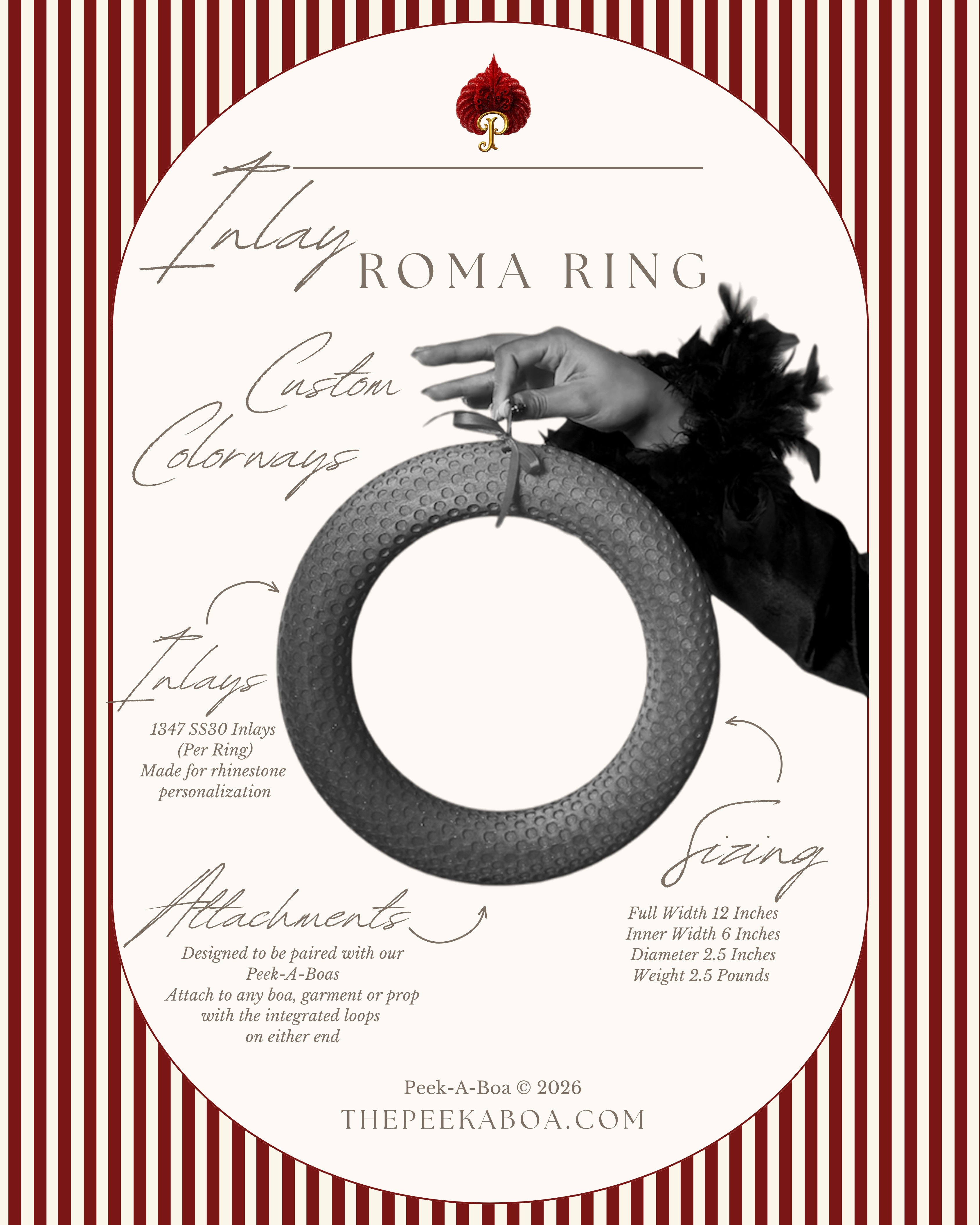 Inlay Roma Ring