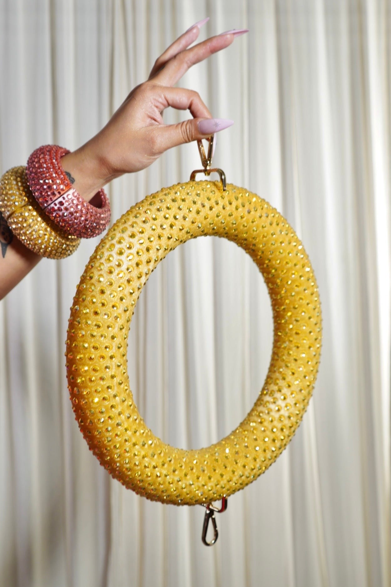 Rhinestoned Roma Ring